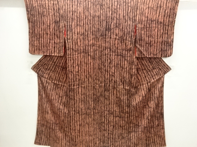 JAPANESE KIMONO / ANTIQUE KIMONO / TAISHO ROMAN STYLE / ABSTRACT STRIPE